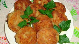 Котлеты из перловки с фаршем