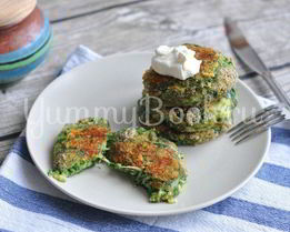 Котлеты из шпината с сыром