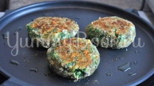 котлеты из шпината с сыром