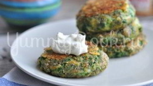 котлеты из шпината с сыром