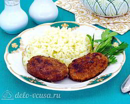 Котлеты из свинины с печенью