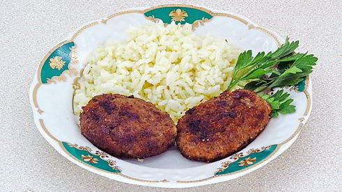 котлеты из свинины с печенью