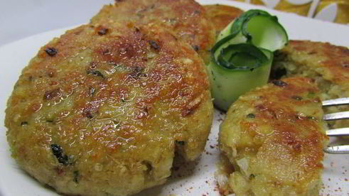 котлеты с киноа и булгуром