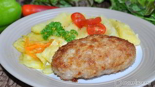 Котлеты с пекинской капустой