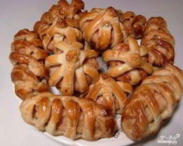 Котлеты в слоеном тесте