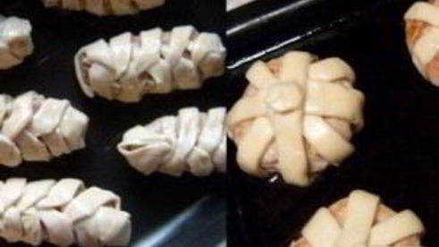 котлеты в слоеном тесте