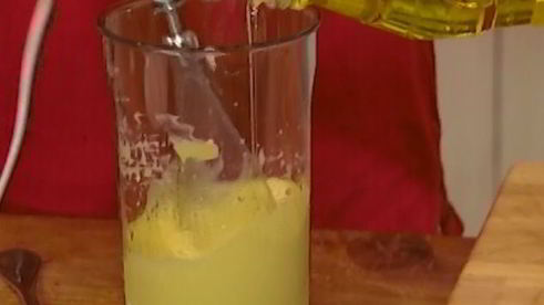 крабовые котлетки под домашним майонезом