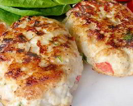 Куриные котлеты с кабачком