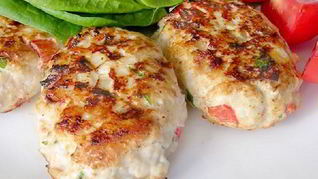 Куриные котлеты с кабачком