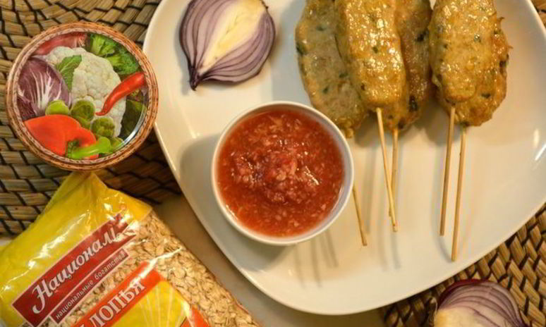 Рецепт куриных котлет с овсянкой