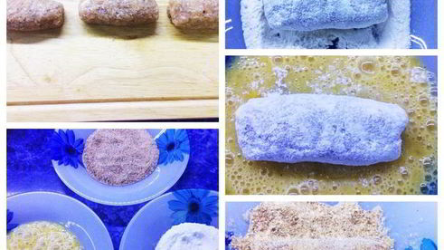 куриные котлеты с пармезаном