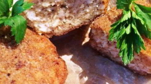 куриные котлеты с пармезаном