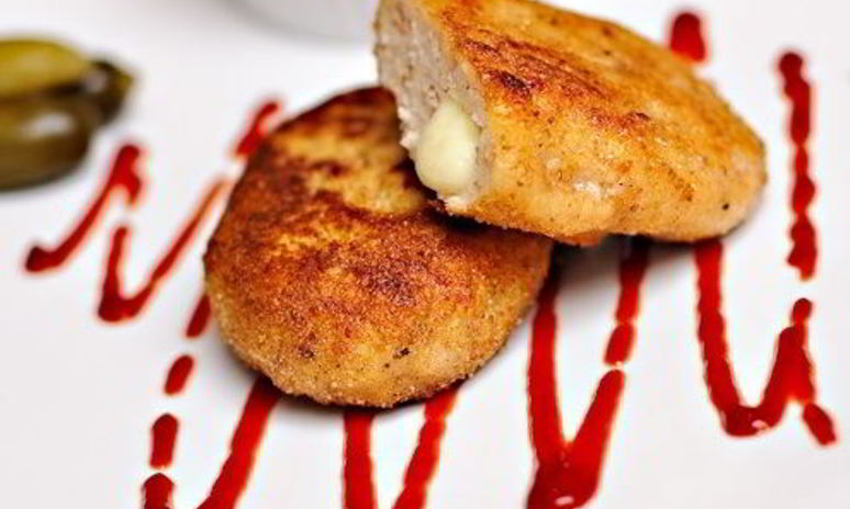 Рецепт куриных котлет с плавленым сыром