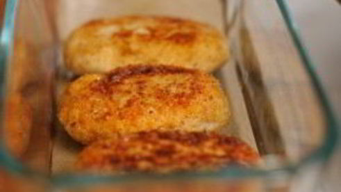 куриные котлеты с плавленым сыром