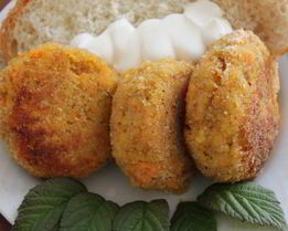 Морковные котлеты из вареной моркови