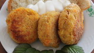 Морковные котлеты из вареной моркови