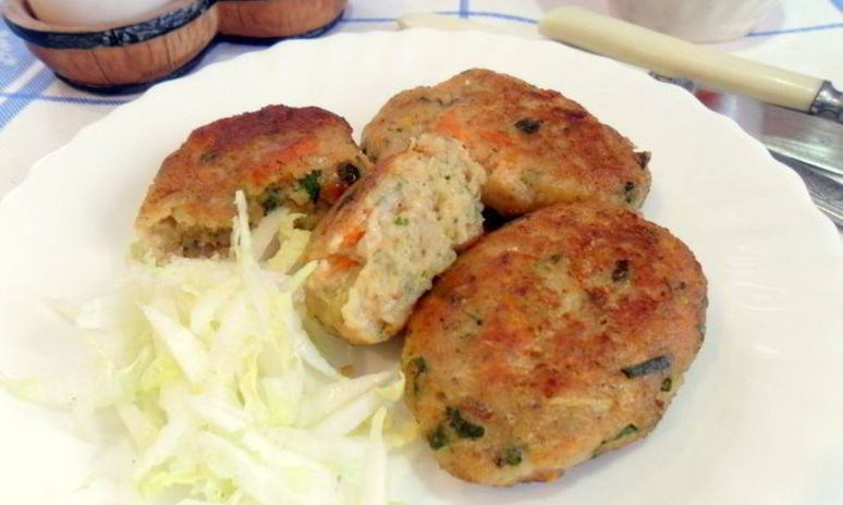 Рецепт нежных котлет из рыбы