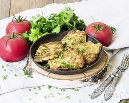 Постные котлеты из кабачков