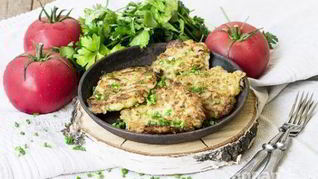 Постные котлеты из кабачков