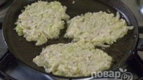 постные котлеты из кабачков