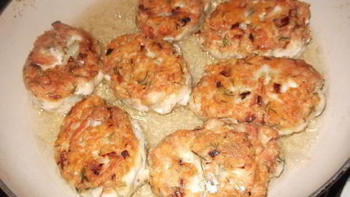 рубленные куриные котлеты с сыром