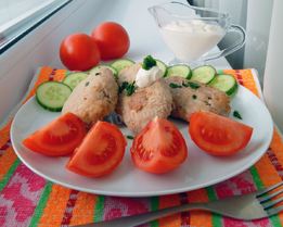 Рыбные котлеты без яиц