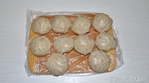 рыбные котлеты, фаршированные оливками