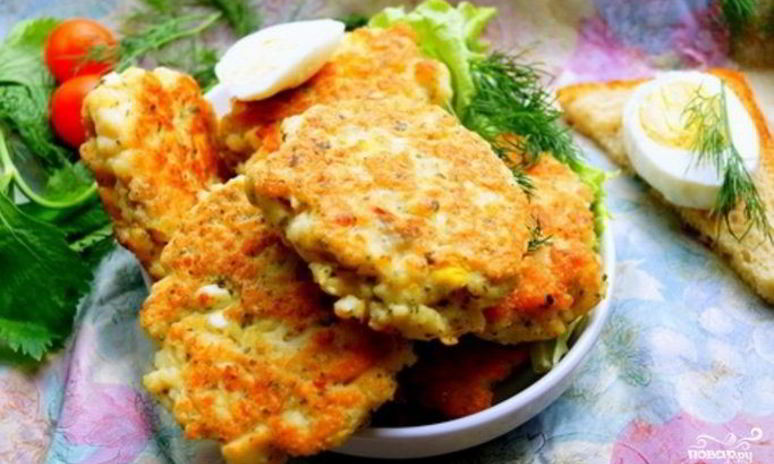 Рецепт рыбных котлет рубленых