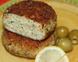 Рыбные котлеты с кабачком