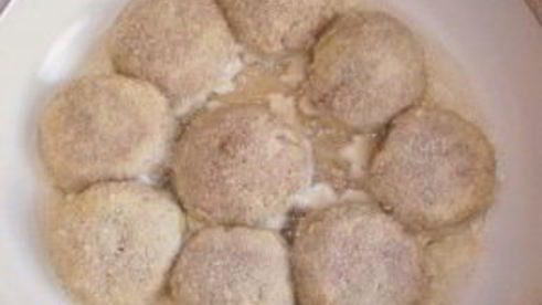 рыбные котлеты с кабачком