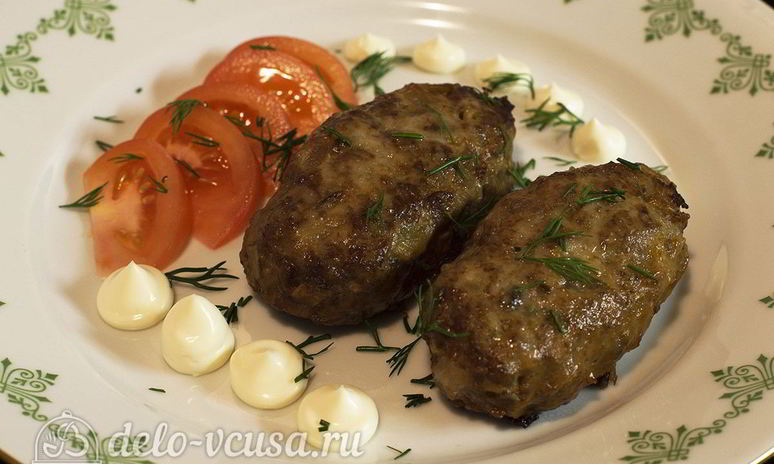 Рецепт сочных мясных котлет