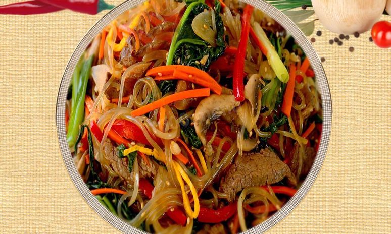 Рецепт крахмальной лапши по-корейски