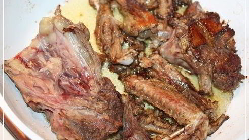 лапша домашняя с домашней уткой и белыми грибами