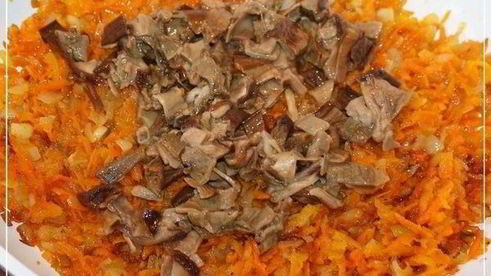 лапша домашняя с домашней уткой и белыми грибами