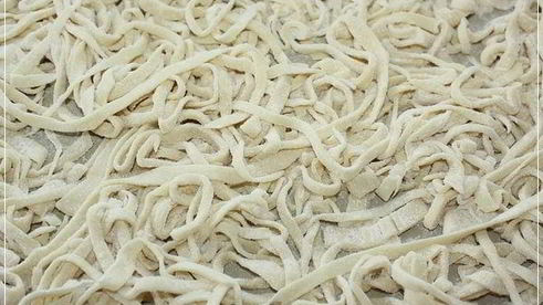 лапша домашняя с домашней уткой и белыми грибами