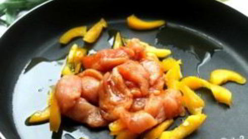 лапша по-японски с курицей