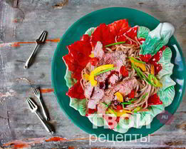 Лапша с говядиной