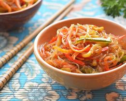 Лапша с овощами по-китайски