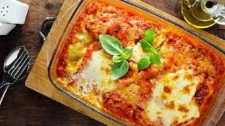 Быстрая томатная лазанья