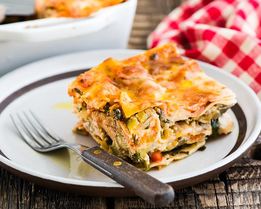 Домашняя овощная лазанья