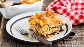 Домашняя овощная лазанья