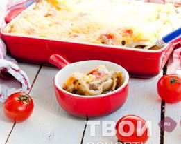 Лазанья грибная