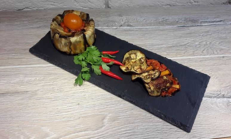 Рецепт лазаний из баклажанов с сыром моцарелла и грибами лисичками