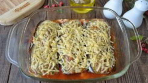 лазанья из баклажанов с сыром