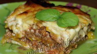Лазанья из кабачков