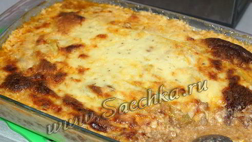 лазанья из кабачков