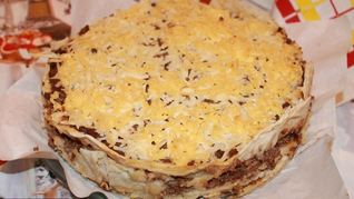 Лазанья из лаваша с фаршем