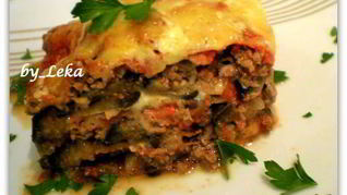 Лазанья с баклажанами