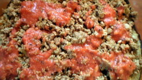 лазанья с баклажанами