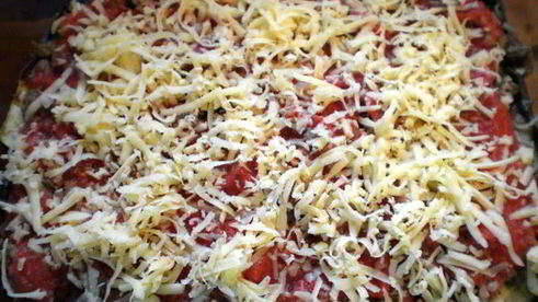 лазанья с баклажанами